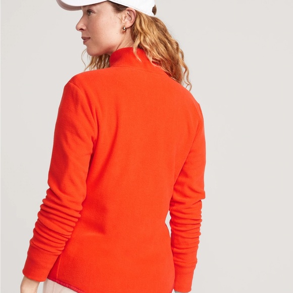 NWT  OLD NAVY Full-Zip Fleece Jacket Color: Mystic Fire - Picture 2 of 7